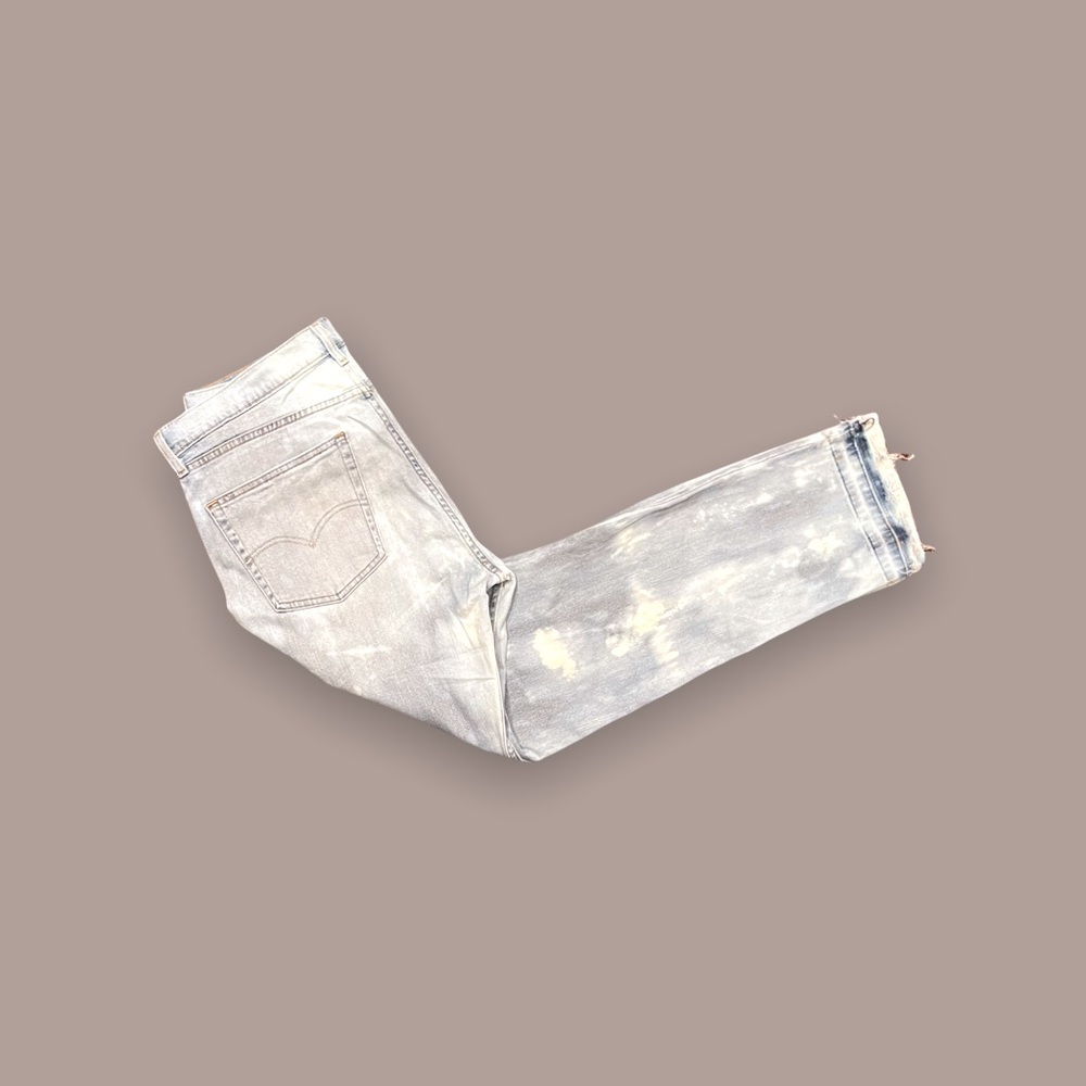Skeleton bleach Levi Blue jeans